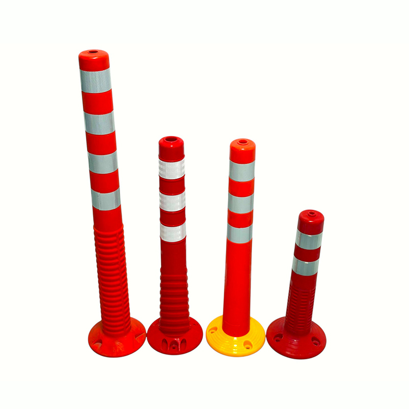 반사 칼라가 있는 유연한 PVC Delineator 포스트