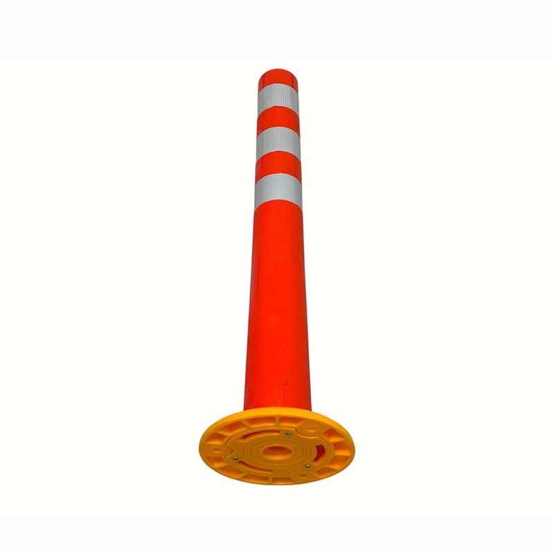 반사 칼라가 있는 유연한 PVC Delineator 포스트
