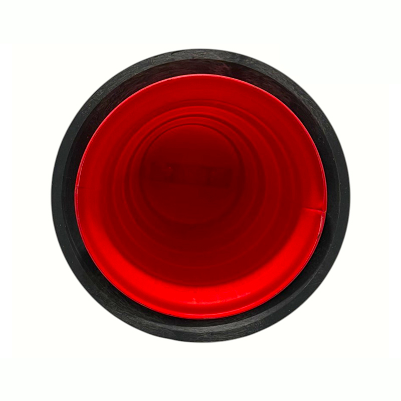 중량 고무 베이스가 있는 견고한 플라스틱 경고 배럴